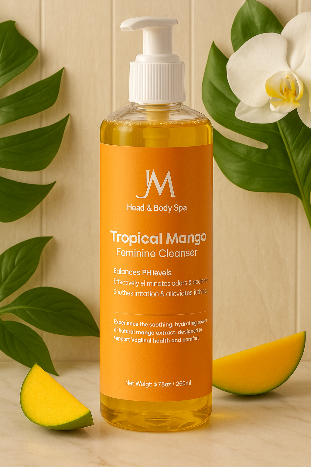 Tropical Mango Intimate & Body Cleanser – JM HEAD & BODY SPA