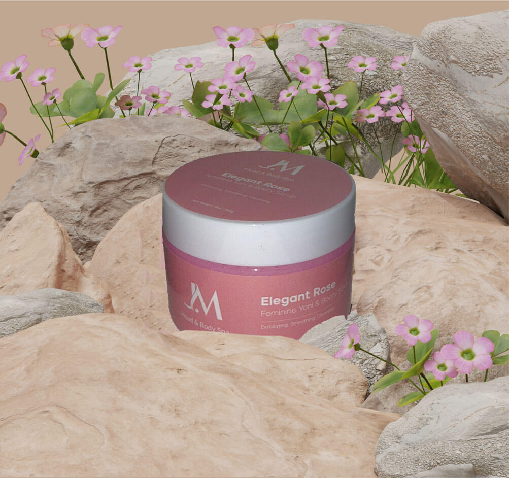 Elegant Rose Feminine Yoni & Booty Scrub